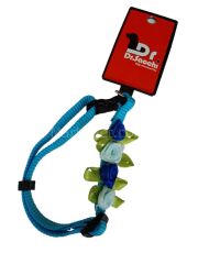Dr.Sacchi Güllü Kedi Boyun Tasması 10mm*21/31 cm Mavi