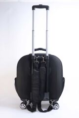 Markapet Prestige Model Tekerlekli Kedi Köpek Taşıma Çantası 42 x 40 x 22 cm Siyah 15 kg