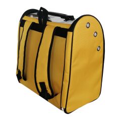 Flipper Kedi Köpek Taşıma Sırt Çantası 23*37*40 cm Sarı