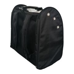 Flipper Kedi Köpek Taşıma Sırt Çantası 23*37*40 cm Siyah