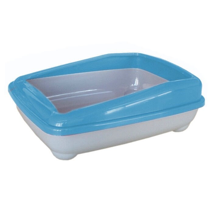 Açık Kedi Tuvalet Kum Kabı 17*37*50 cm Mavi