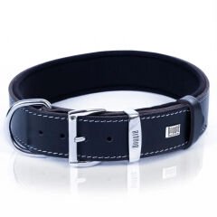 Doggie Çivili Deri Köpek Boyun Tasması 4x57-65 cm Siyah