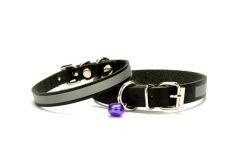 Doggie Reflektörlü Yavru Köpek Tasması 1,2 * 29 cm Siyah