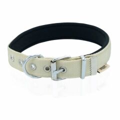 Doggie Softlu Dokuma Köpek Tasması 2,5 cm x 42-50 cm Haki