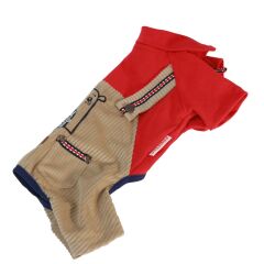 Cool Dude Tulum Kedi Köpek Tulumu Kıyafeti Small