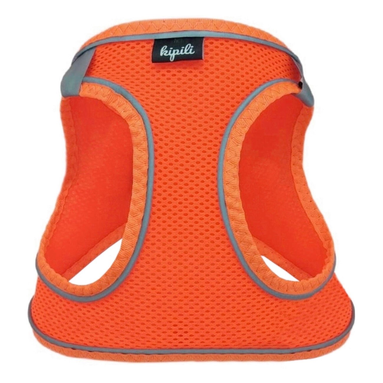 Üç Kilitli Sportif Kedi Köpek Göğüs Tasması 20-24 cm XXX-Small Turuncu
