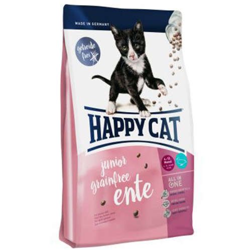 Happy Cat Junior Ente Ördekli Tahılsız Yavru Kedi Maması 4 kg