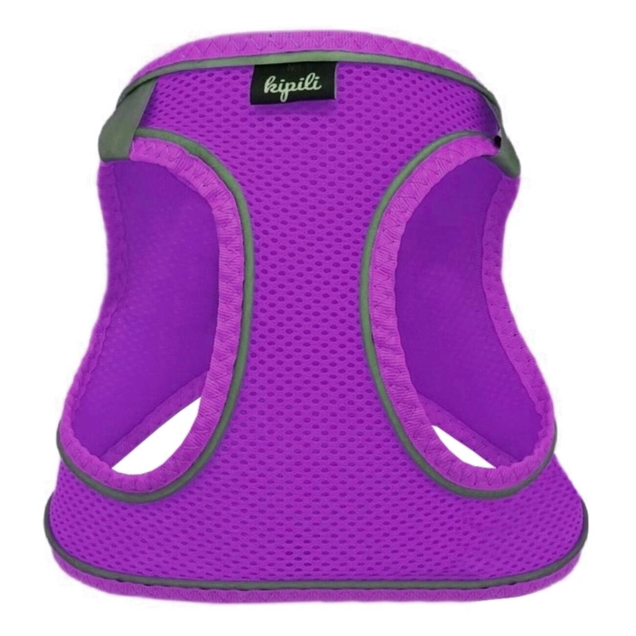 Üç Kilitli Sportif Kedi Köpek Göğüs Tasması 30-38 cm Small Mor