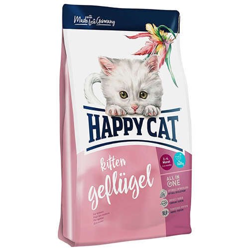 Happy Cat Kitten Kümes Hayvanı ve Somonlu Yavru Kedi Maması 4 Kg
