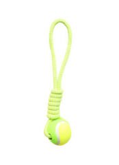 Markapet İpli Dental Köpek Oyun ve Eğitici Topu 6 cm - 35 cm Yeşil