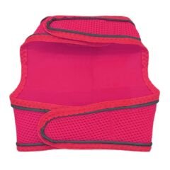 Çift Kilitli Sportif Kedi Köpek Göğüs Tasma Seti 34-44 cm Large Pembe