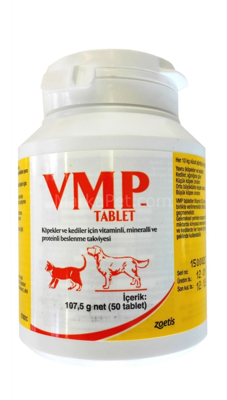 Zoetis VMP Tablet Kedi Köpek Tüy Dökülme Önleyici Tablet (11/2019)