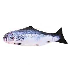 Markapet Kedi Oyuncağı Şarjlı Hareketli Balık 10-27 cm Mavi