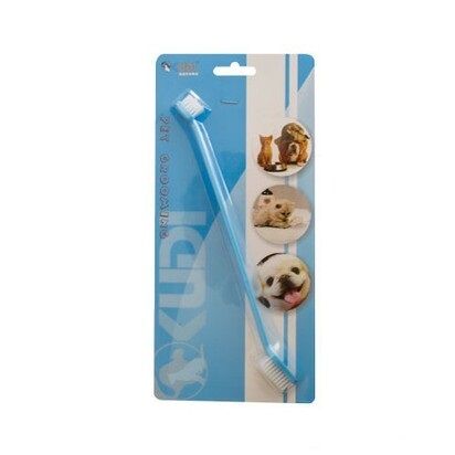 Kudi Kedi ve Köpekler İçin İki Uçlu Diş Fırçası 22 cm