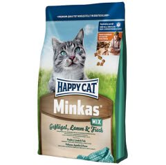 Happy Cat Minkas Mix Tavuk,Kuzulu Kedi Maması 4 kg