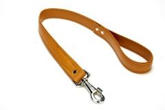 Doggie Flotter El Yapımı Deri Köpek Gezdirme Kayışı 3 cm x 60 cm Kamel