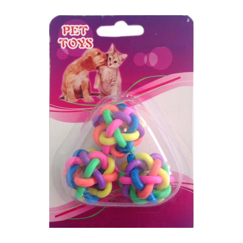 Lion Kedi Köpek Oyun Topu 4 cm 3 adet