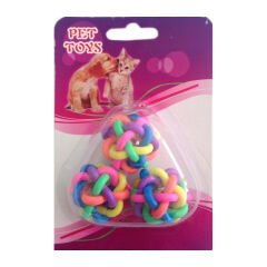 Lion Kedi Köpek Oyun Topu 4 cm 3 adet