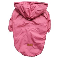 Gül Kurusu Rose Raincoat Mont Büyük Irk Yağmurluk Köpek Kıyafeti 7XL