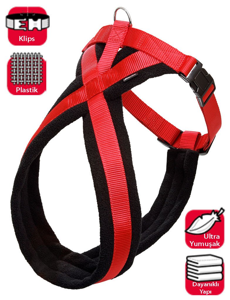 Karlie Göğüs Tasma Ymş. Gçl. 84-120Cm Siyah-Kirm.