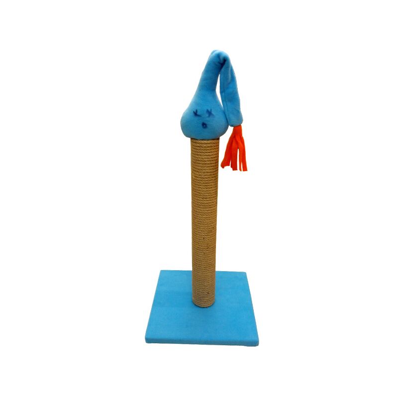 Catia Renkli Şapkalı Kedi Tırmalama Tahtası 30/60 cm Mavi