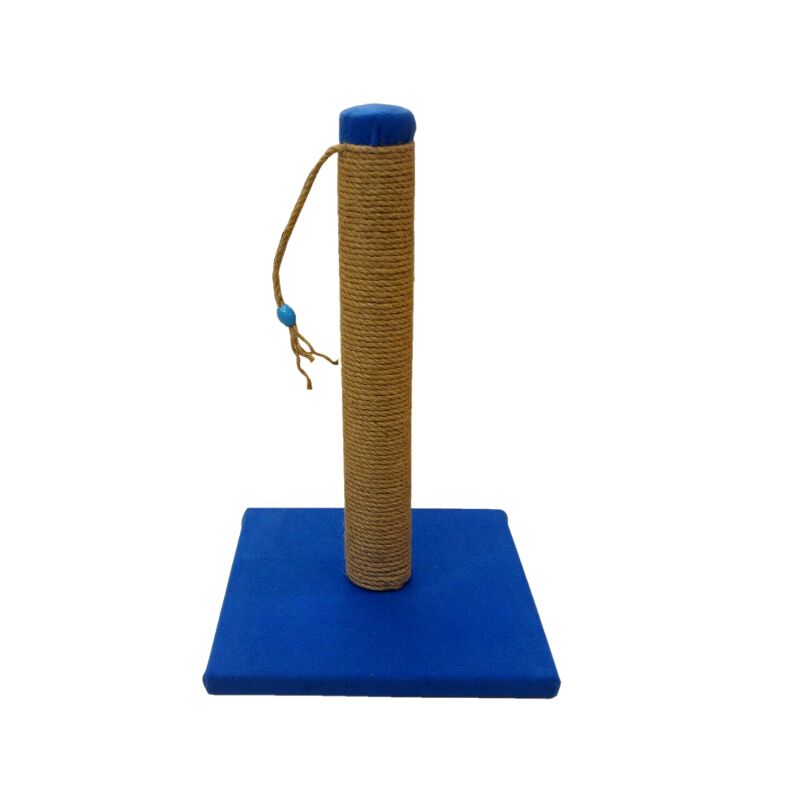 Catia Renkli Püsküllü Kedi Tırmalama Tahtası 47 cm Mavi