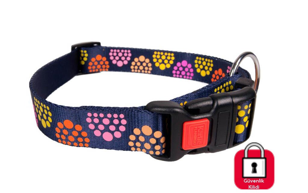 Karlie Kilitli Boyun Tasma M 40-55Cm 20Mm Mavi