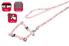 Karlie Yavru Köp.göğ.tasma+Uzatma 25-35Cm Pembe