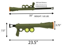 Bazuka Köpek Oyuncağı Top Fırlatıcı 18/60 cm