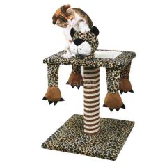Ranna Üç Farklı Şekil Alan Leopar Kedi Tırmalama 54 cm