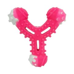 Benny Diş Kaşıma Köpek Oyuncağı Çatal 11 cm Pembe
