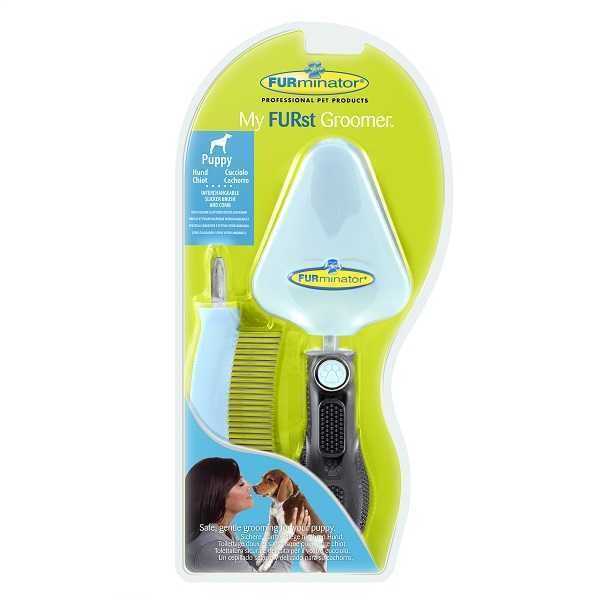 Tüy Alıcı İnceltici Kısaltıcı Yavru Köpekler Için Ikili Tarak Seti 6 /17 cm