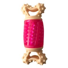 Playfull Sağlam Plastik Sesli Dental Köpek Oyuncağı 13x4cm Pembe