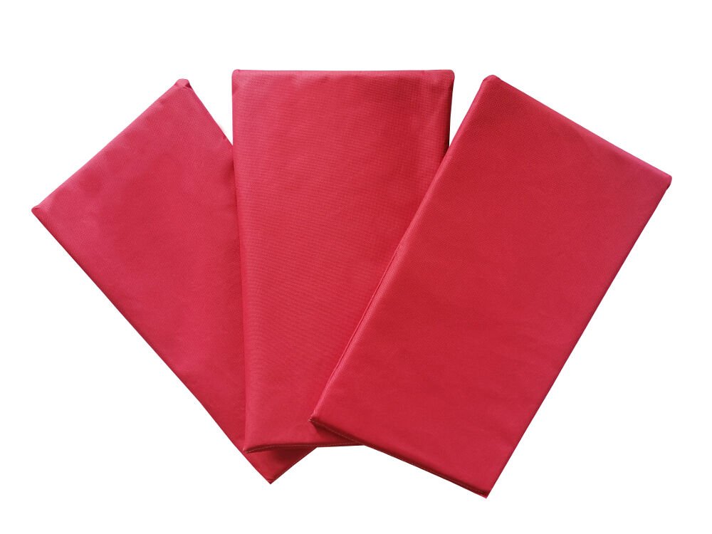 Fermuarlı Su Geçirmez Kafes İçi Minder Standart 25 x 40 cm Kırmızı