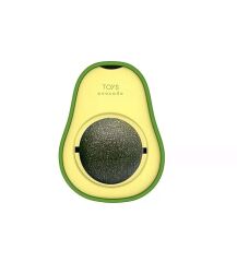 Avokado Şeklinde Catnipli Doğal Kedi Yalama Topu 6 Cm
