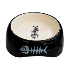 Percell Seramik Kedi Mama Su Kabı 300 ml 13*13*4 cm