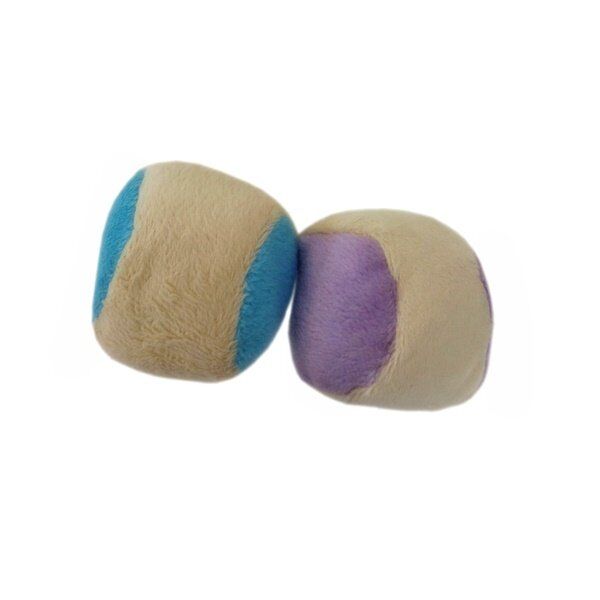Kedi oyuncağı ikili set peluş toplar 5.5 cm
