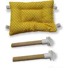 Renkli Kuş Yatağı, Yıkanabilir Kafese Takılabilen Yatak 12 cm x 13 cm