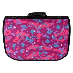 Flaybag Kedi Köpek Taşıma Çantası 25x26x42 cm Pembe Dalgalı