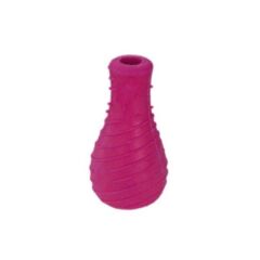 Köpek diş bakım oyuncağı vazo 10 cm Pembe