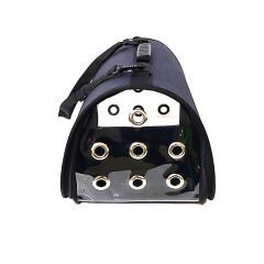 Flaybag Kedi Köpek Taşıma Çantası 25x26x42 cm Lacivert Dalgalı