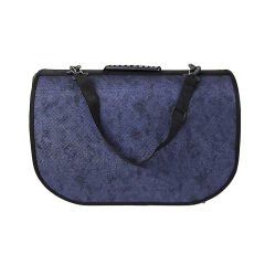 Flaybag Kedi Köpek Taşıma Çantası 25x26x42 cm Lacivert Dalgalı