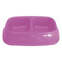 Mio İkili Plastik Mama ve Su Kabı 200 + 200 ml Pembe