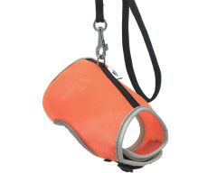 Doggie Havalı Ped Göğüs Tasma Seti Turuncu 25*30 cm + 110 cm