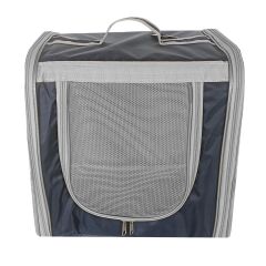 Markapet Çift Cam Kedi Köpek Taşıma Çantası 32x40x42 cm Lacivert