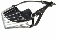 Sanlian İri Irk Metal Köpek Ağızlığı 43 cm XXL