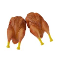 Köpek Oyuncağı Sesli Kızarmış Tavuk 17 cm- 9 cm
