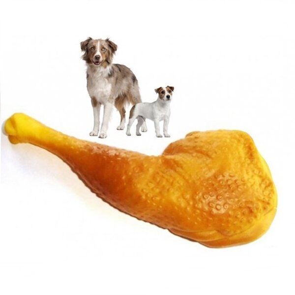 Köpek Oyuncağı Sesli Tavuk But  16 cm- 7 cm