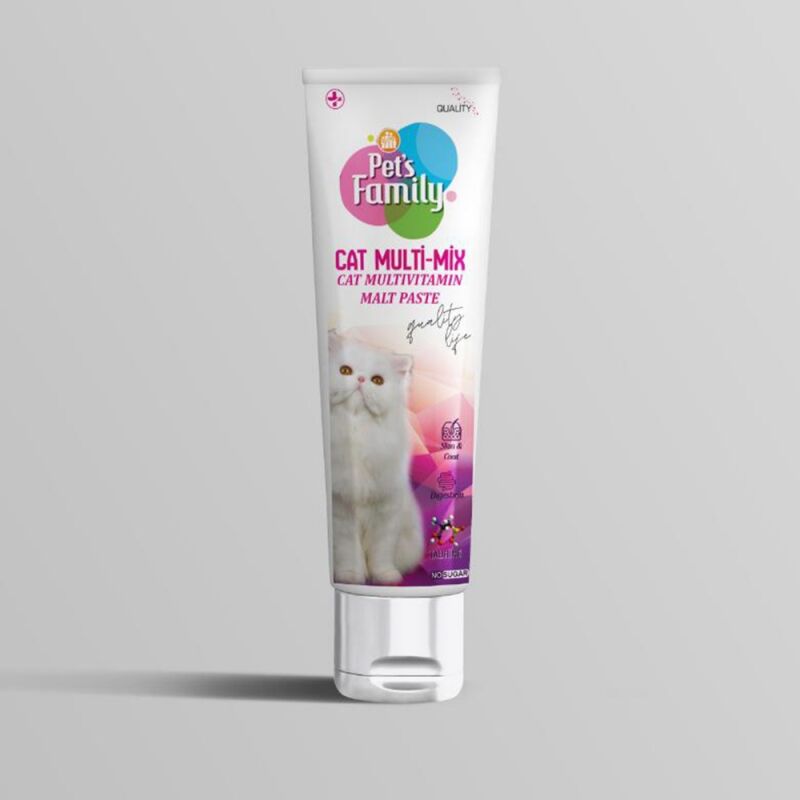 Pets Family Cat Multivitamin Kedi Multivitamin 100 Gr