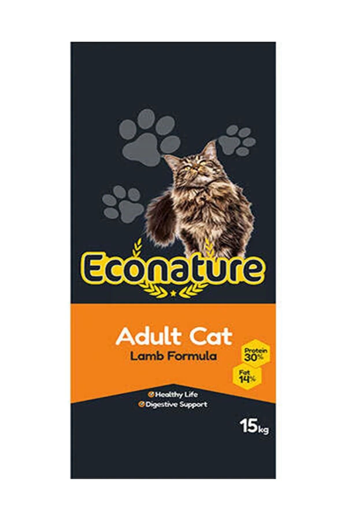 Econature Kuzu Etli Yetişkin Kedi Maması 15 kg